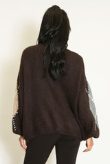 Jacquard Knit Cardigan