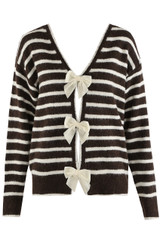 Bow Back Striped Jumper