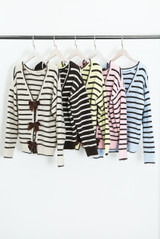 Bow Back Striped Jumper