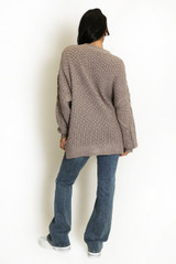 Oversized Cable Knit Jumper
