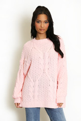 Oversized Cable Knit Jumper