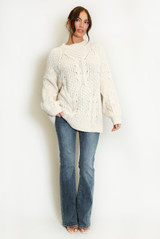 Oversized Cable Knit Jumper