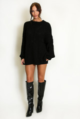 Oversized Cable Knit Jumper