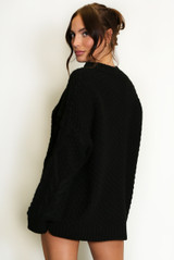 Oversized Cable Knit Jumper