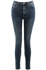 All Over Studded Skinny Jeans