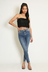 All Over Studded Skinny Jeans