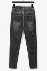 All Over Studded Skinny Jeans