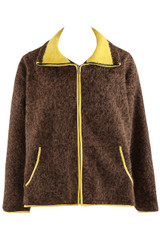 Contrast Edge Borg Jacket