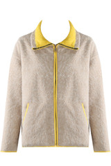 Contrast Edge Borg Jacket