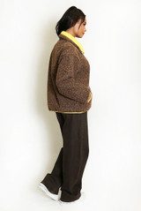 Contrast Edge Borg Jacket