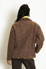 Contrast Edge Borg Jacket