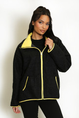 Contrast Edge Borg Jacket