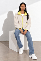 Contrast Edge Borg Jacket