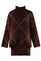 Argyle Jumper And Skirt Set