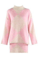 Argyle Jumper And Skirt Set