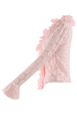 Ruffle Floral Lace Top 