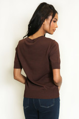 H Motif Cuffed Hem Knit Jumper