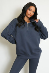 Half Zip Sweatshirt