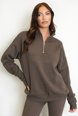Half Zip Sweatshirt