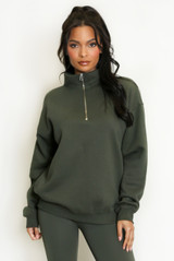 Half Zip Sweatshirt