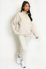 Half Zip Sweatshirt