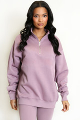 Half Zip Sweatshirt