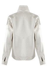 High Neck PU Biker Jacket