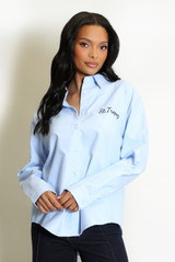 St Tropez Embroidered Cotton Shirt