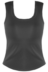 Ribbed Square Neck Vest Top