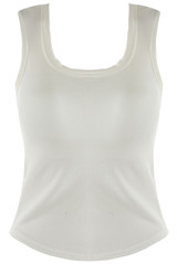 Ribbed Square Neck Vest Top