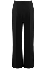 Pin tuck High Waist Wide Leg Trouser