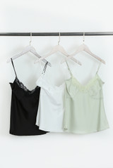 Satin Lace Cami 