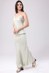 Satin Maxi Skirt