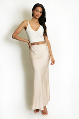 Satin Maxi Skirt
