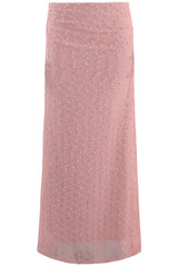 Bobble Texture Maxi Skirt