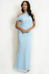 Bobble Texture Maxi Skirt