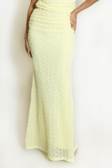 Bobble Texture Maxi Skirt