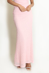 Bobble Texture Maxi Skirt