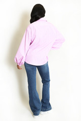 Striped Cotton Blend Shirt 