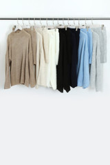 Mohair Fluffy Knit Jumper And Skirt Set