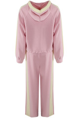 Side Stripe Hoodie And Wide Leg Jogger