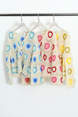 Heart Crochet Cardigan 