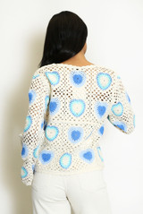 Heart Crochet Cardigan 