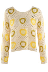 Heart Crochet Jumper