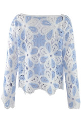 Floral Crochet Jumper