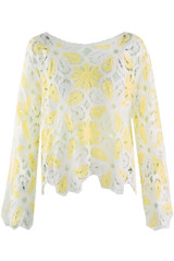 Floral Crochet Jumper