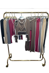 3 Pcs Striped Band Jacket And Flare Trouser Set