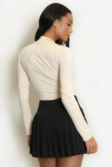 Zip Up Long Sleeve Bodysuit