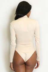 Zip Up Long Sleeve Bodysuit