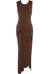 Ruched Detail Midi Dress